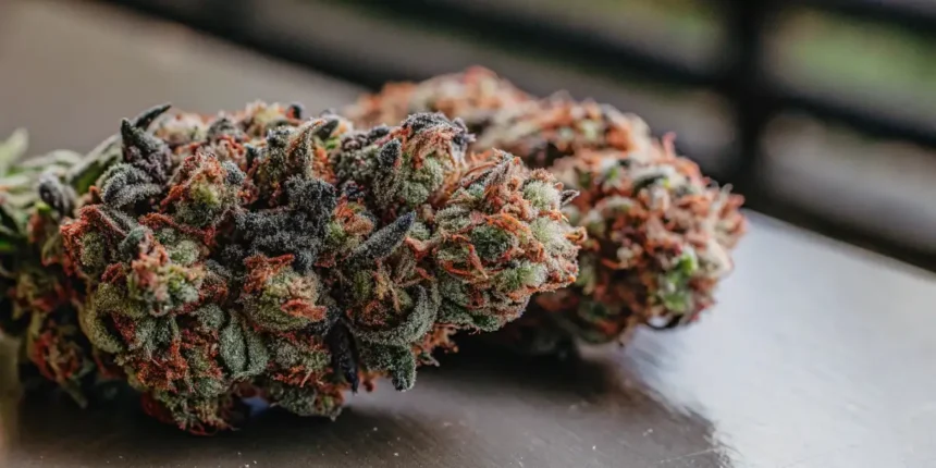 Cannabis-Buds-on-a-Gray-Surface Blimburn Seeds Review: Quality Genetics That Deliver Reliable Results